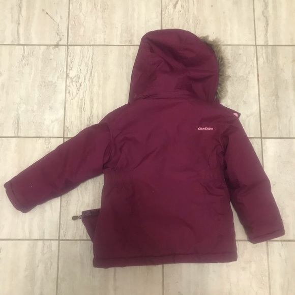 Oshkosh Girls 4T Winter Jacket - Picture 3 of 3